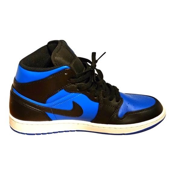 New Air Jordan 1 Mid W10/M8.5 Blue/Black DQ8426-042 NWOB - Picture 5 of 12